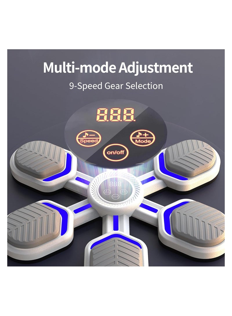 SYOSI Music Boxing Machine with Boxing Gloves, Wall Mounted Smart Bluetooth Music Boxing Trainer, Electronic Boxing Target Training Punching Equipment for Home, Home Workout, Agility Training Equipment - Image 3