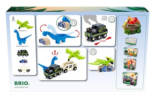 BRIO World 36096 Dinosaur Battery Train Toy Train for Kids Aged 3 Years Up - Image 5