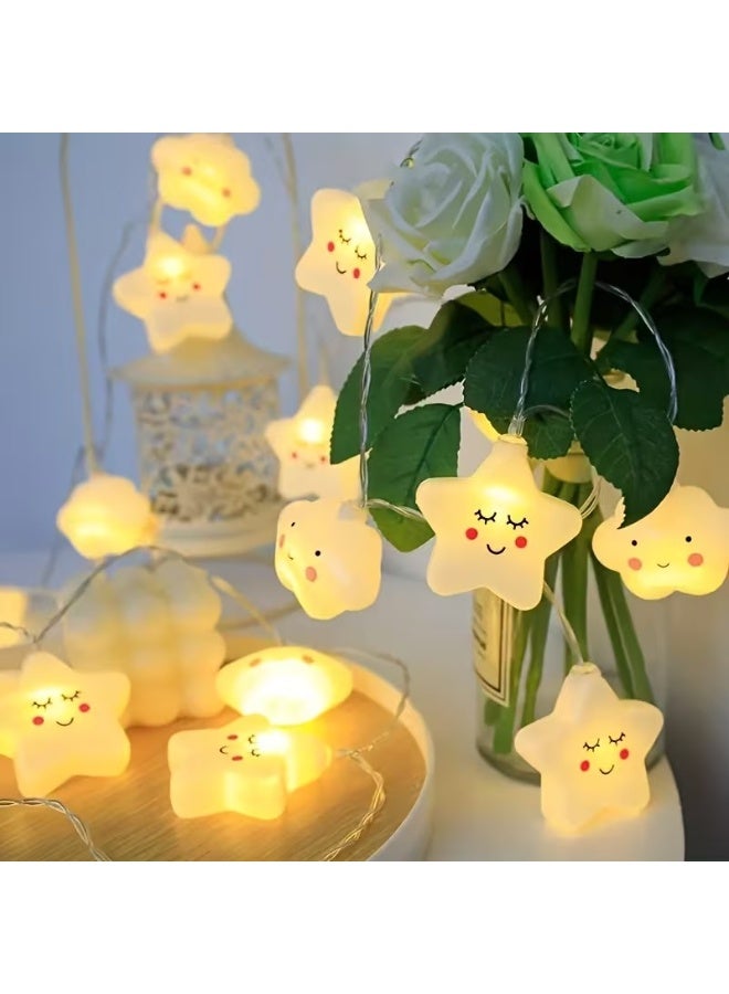 Goolsky Battery Model Clouds and Stars Combination Pack String Lights No Battery decorations - Image 4