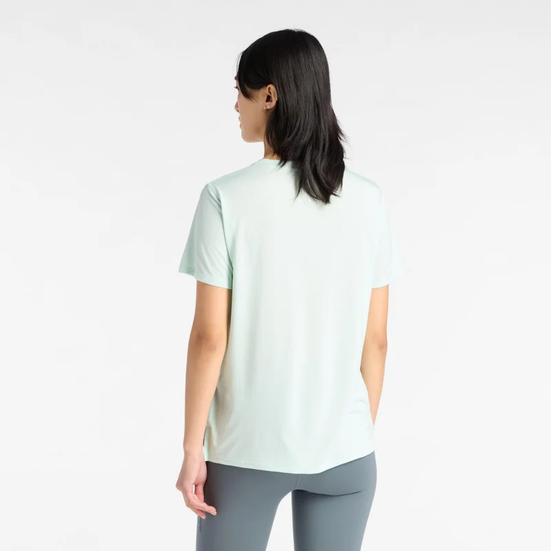 New Balance Cosmic Jade Sport Essential T-Shirt for Women | Best Price UAE