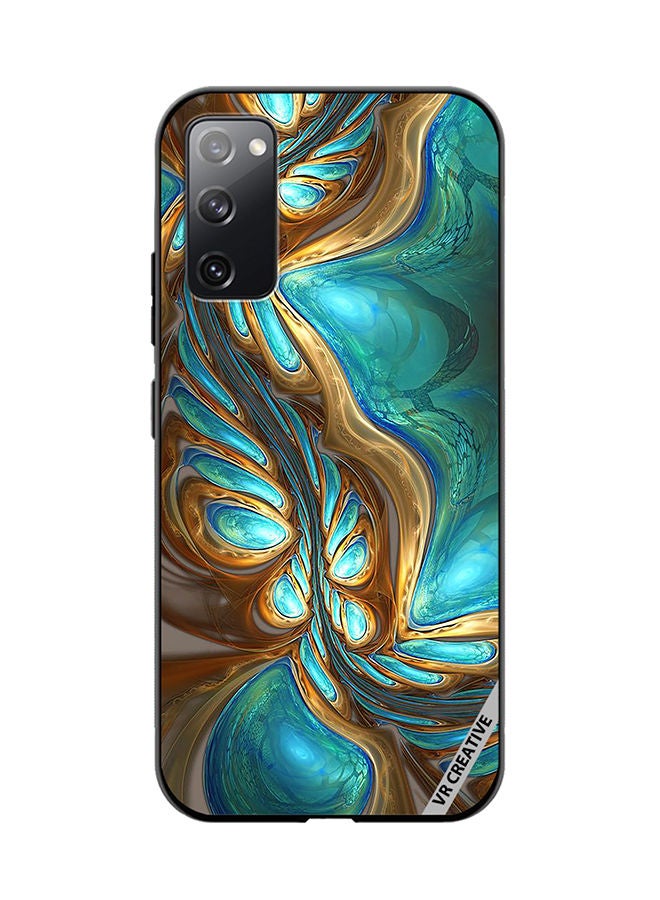 VR CREATIVE غطاء حماية لهاتف سامسونج جالاكسي S20 FE 5G بتصميم متعدد الألوان - Image 1