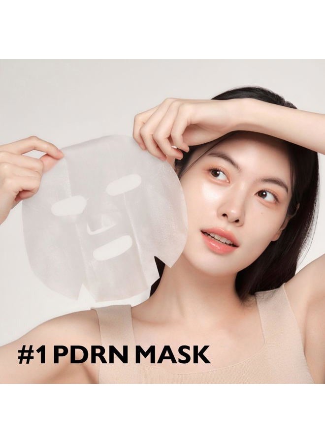 Genabelle PDRN Rejuvenating Mask Sheet - Lightweight Glass Skin & Toning Mask Sheet with PDRN, Niacinamide, Hyaluronic Acid, To Deeply Hydrate, Cool, and Visibly Plump the Skin, 0.84 fl oz* 5ea - Image 4