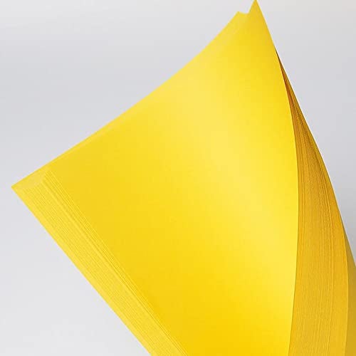 YVMVDV 20 Sheets Yellow Cardstock 8.5 x 11in, 250gsm/92lb Thick Yellow Craft Paper for DIY Arts, Cards Making, Invitations, Stationery Printing, Scrapbook Supplies - Image 5