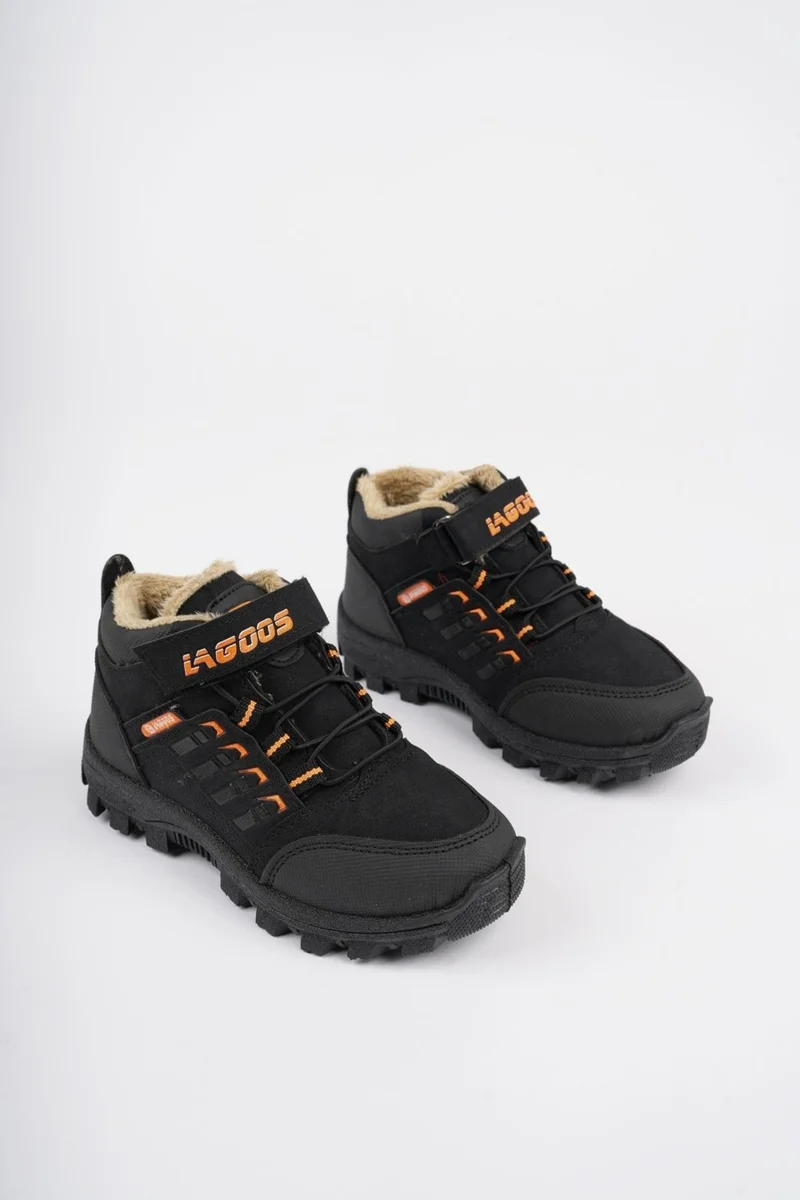 muggo Bob Guaranteed Lace-up Velcro Unisex Children's Outdoor Winter Boots