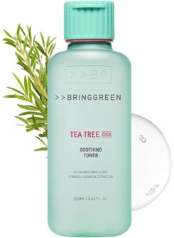BRING GREEN BRING GREEN Tea Tree CICA Soothing Toner  Mild Daily Skincare Routine for Cooling and Hydrating Effect 85 Fl Oz 250ml 