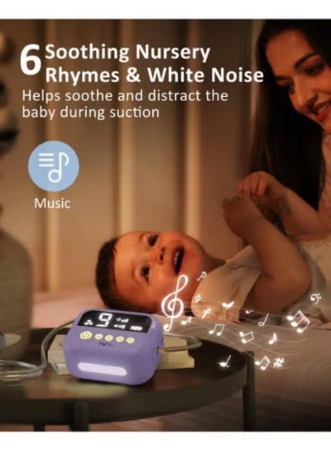 Electric Nasal Aspirator with 9 Adjustable Suction Levels, Rechargeable Nose Cleaner with Soft Silicone Tips for Baby and Adult Use - Image 2