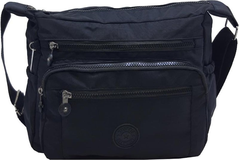 Baginn Klinkir Women's Messenger Bag Multi-Pocket Crossbody Rain Resistant Fabric  - Image 3