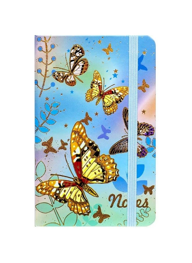 دفتر ملاحظات A5 مع شريط مطاطي، 80 ورقة