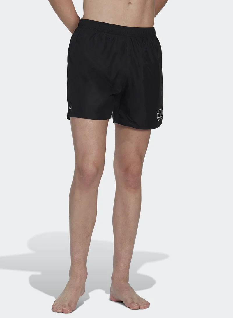 Adidas Linear Logo Swim Shorts