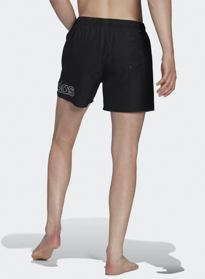Adidas Linear Logo Swim Shorts