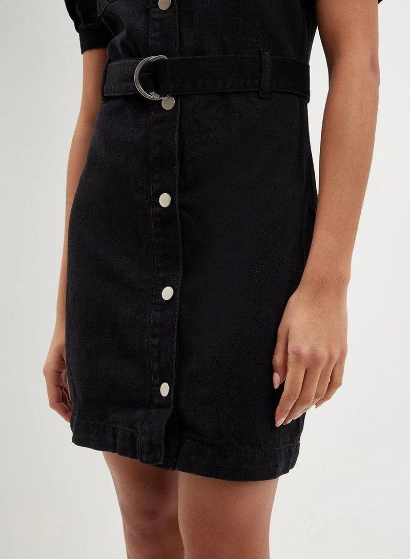 DOROTHY PERKINS Belted Denim Dress
