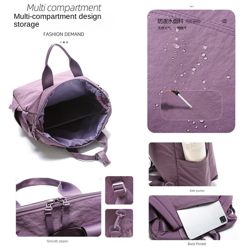 Bluejw Large Capacity Business Computer Bag 2026 New Female Junior Senior High School Student Schoolbag Travel Luggage Travel Backpack - Image 3