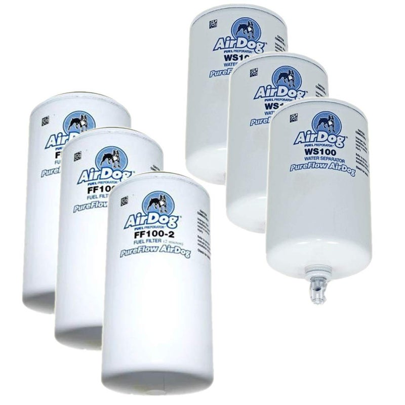 Airdog Air Dog Filters 6 Pack | (3) Fuel Filters FF100-2 & (3) Water separator WS100 - Image 5
