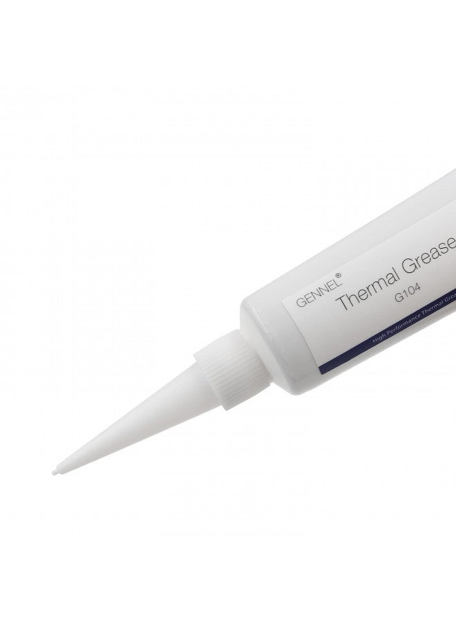 GENNEL G104 100Grams Tube White Thermal Grease Paste, Thermal Compound Heatsink Paste for PC CPU Coolers GPU LED PS4 Chipset Cooling - Image 1