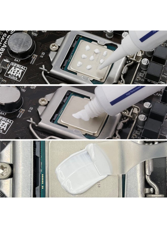 GENNEL G104 100Grams Tube White Thermal Grease Paste, Thermal Compound Heatsink Paste for PC CPU Coolers GPU LED PS4 Chipset Cooling - Image 2