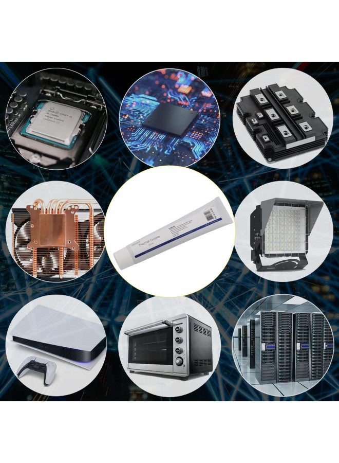 GENNEL G104 100Grams Tube White Thermal Grease Paste, Thermal Compound Heatsink Paste for PC CPU Coolers GPU LED PS4 Chipset Cooling - Image 3