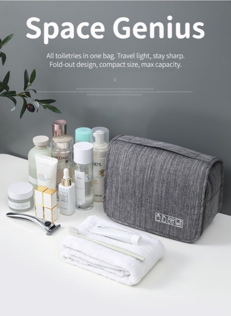 Hanging Water-Resistant Compartment Travel Toiletry Bag