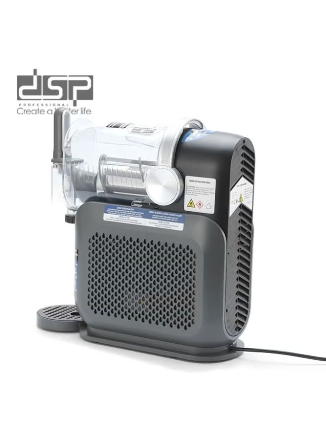 DSP Slushie & Frozen Drink Maker 220W 1.8L, No-Ice Frozen Beverage Machine with Digital Control Panel, Dispensing Handle & Drip Tray, Grey - Image 5