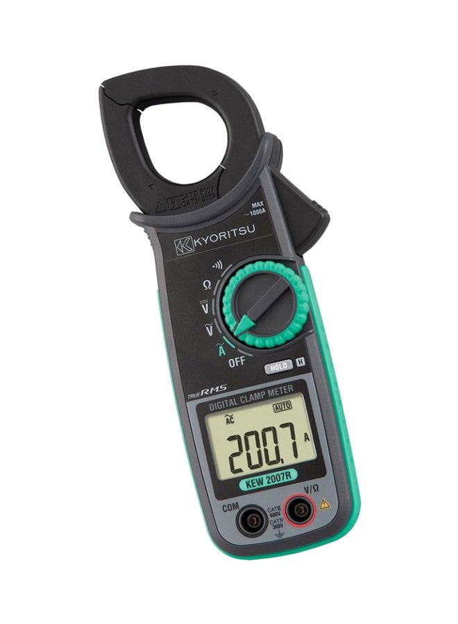 KYORITSU Digital Clamp Meter Black/Green 204x81x36mm - Image 1