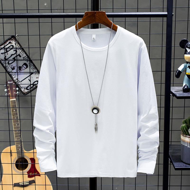 Mens Trendy Sweatshirt Casual Set Spring Autumn white t - Image 1