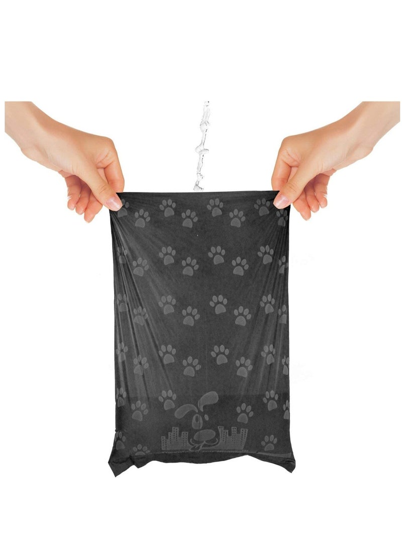 8PC Leak Proof and Thicken Tear Resistant Biodegradable Dog Trash Bags for Outdoor Puppy Walking and Travel Pet Waste Bags - Image 5