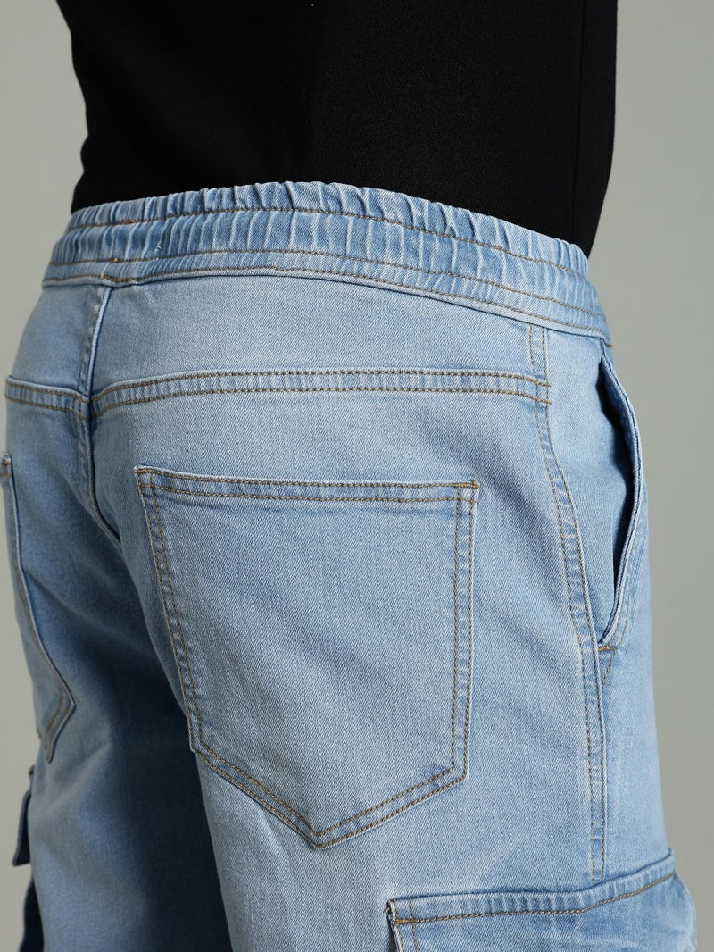 INKD Men's Regular Jeans (INKSS25MJG-606_Sky Why - Image 3
