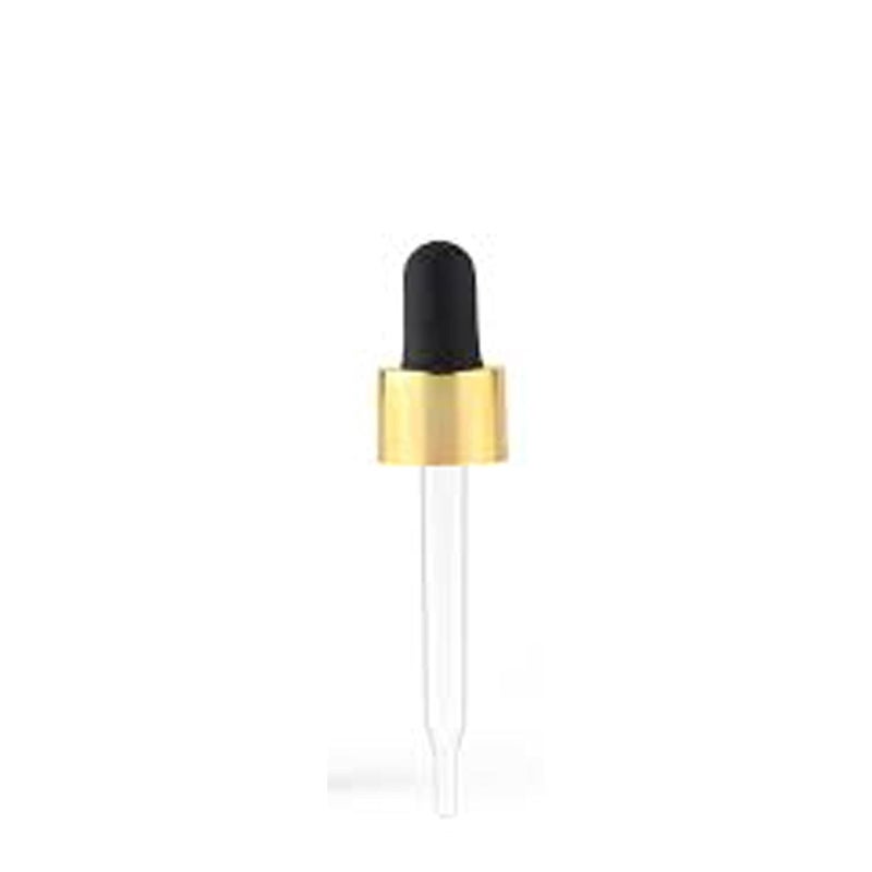 Devinez Devinez Multipurpose Frosted Amber Color Round Glass Bottle 30 ml with Golden Black Glass Dropper Pack of 6 for Beauty Essential Oils Blends Skin Care Travel Toners Cosmetic DIY  - Image 3