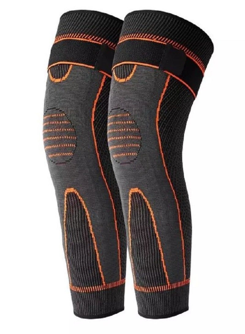 1 pair Knee High Quality Silicone Braces  Best Knee - Image 1