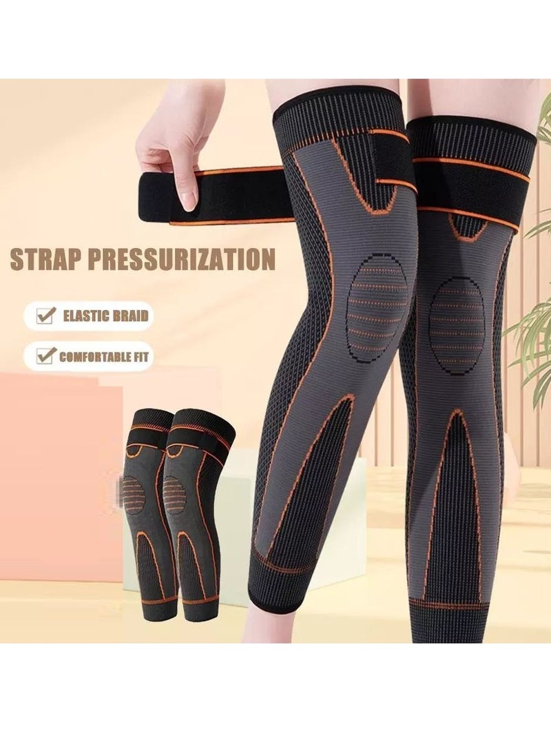 1 pair Knee High Quality Silicone Braces  Best Knee - Image 3