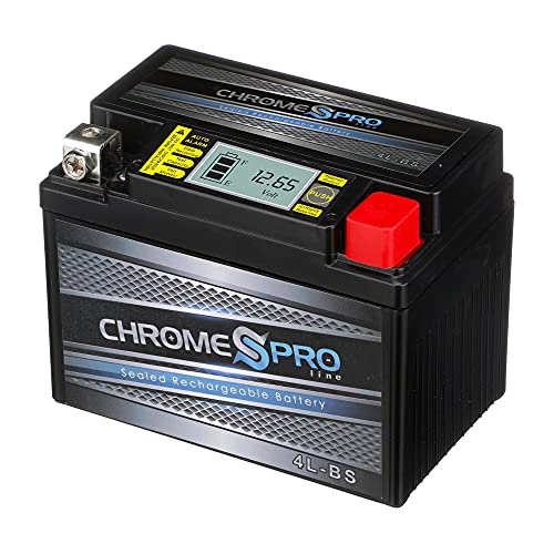 Chrome S Pro Rechargeable YTX4L-BS iGel Motorcycle Battery - Heavy Duty Extreme High Performance - for SNAPPER All Walk Behind Mowers - Image 1
