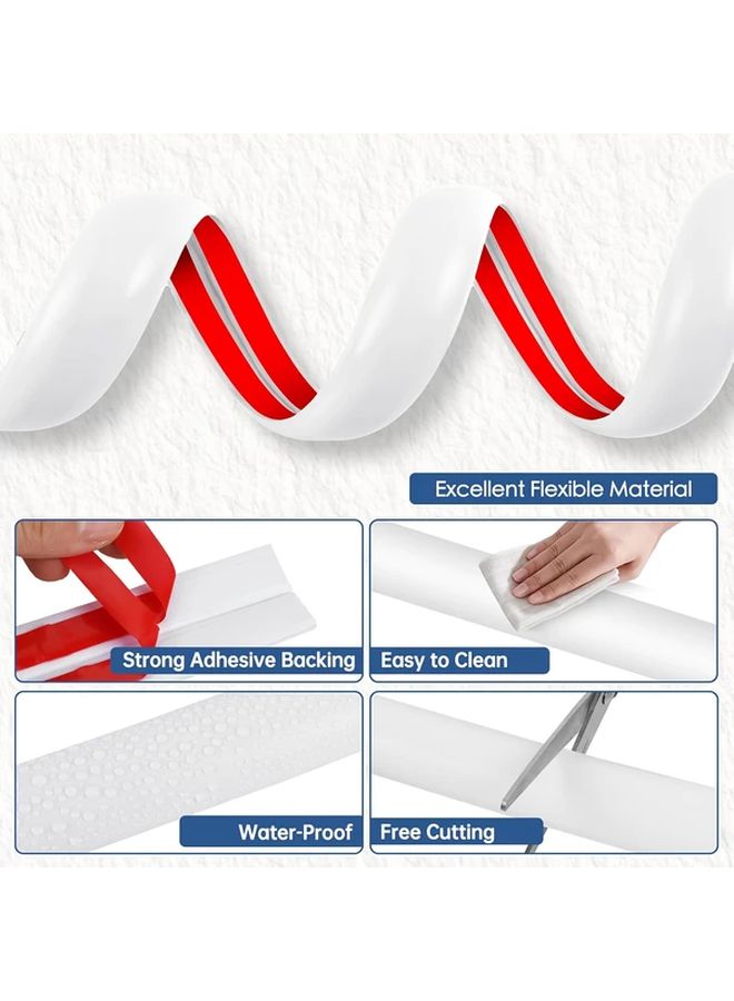 Grey 3 3ft Self Adhesive Floor Wire Cover Cable Management Protector - Image 3