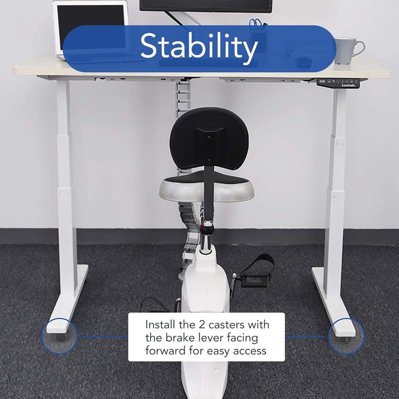 Flexispot Height Adjustable Desk Leg Casters Wheels Set of 4 pcs - Image 4