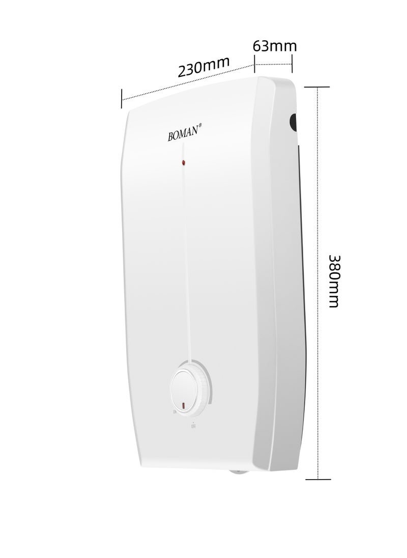 Electric Instant Water Heater BOMAN GL7-11White -11kw Energy Saving (220-240 V)-Prime Group Guarantee