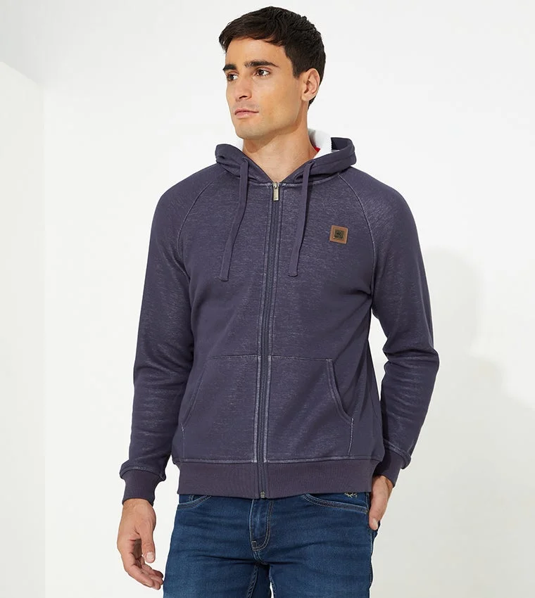 BEVERLY HILLS POLO CLUB Beverly Hills Polo Club Garment Dyed Cozy Fleece Hoodie