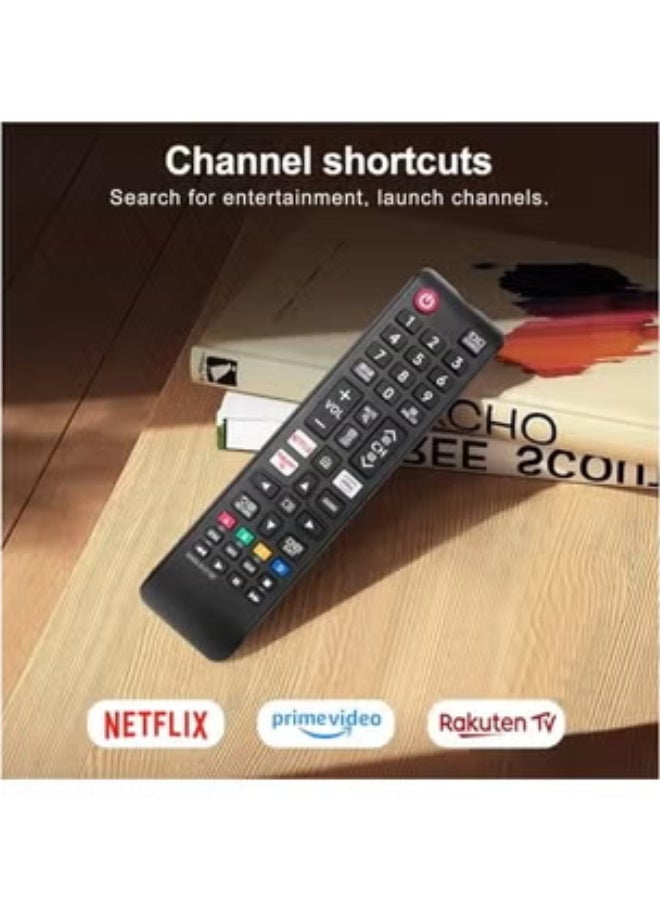 ELTRAZONE Universal Replacement Remote Control for Smart TVs – Compatible with All LED, QLED, SUHD, UHD, HDR, LCD, Frame, Curved, Solar, HDTV, 3D, 4K & 8K Models – Plug & Play, No Programming Required, Full Functionality - Image 2