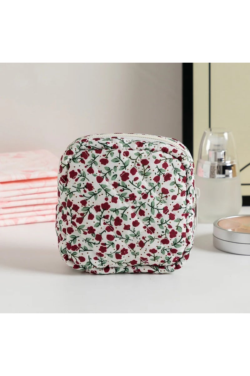 إيروريكس أكياس تخزين فوط صحية كورية مقاس 12×12×4.5 سم، بتصميم كرتوني للبنات، لتنظيم الفوط الصحية أثناء الدورة الشهرية.