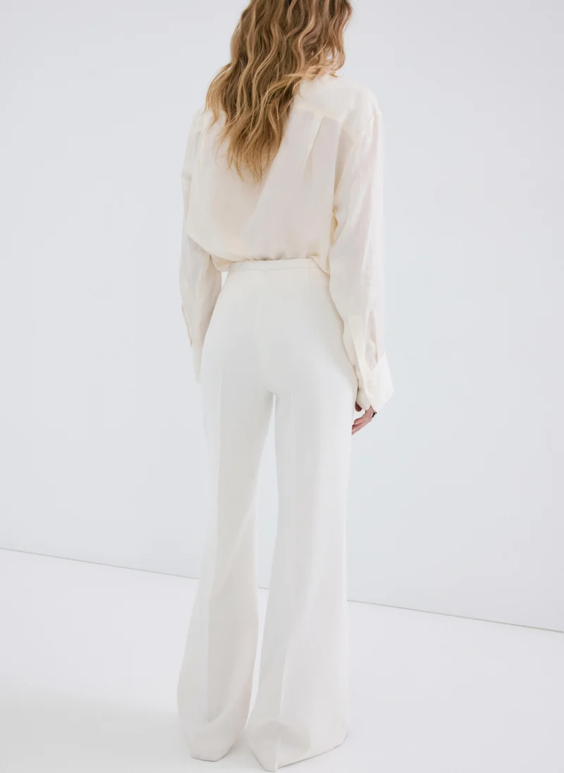 MANGO TROUSERS IGUANA