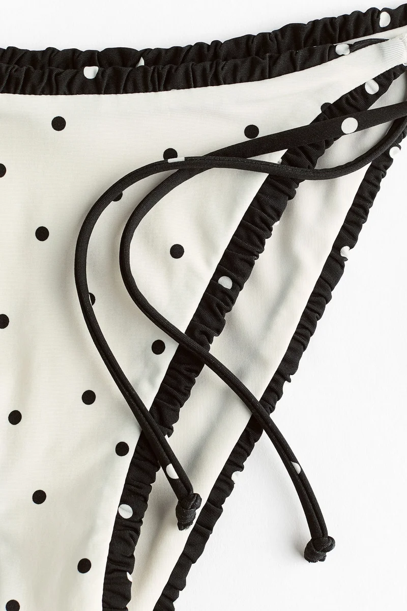 H&M Cheeky Tie tanga bikini bottoms
