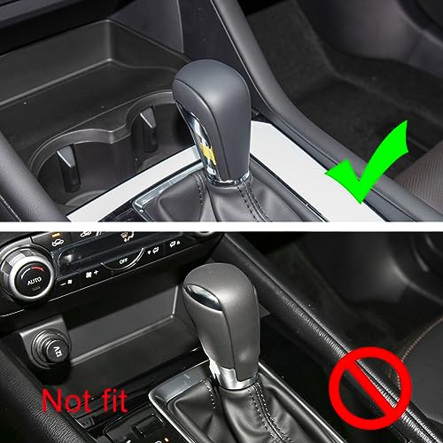 AOKIO Interior Center Console Gear Shift Knob Cover Gear Panel Cap Trim for Mazda 3 CX30 CX50 Accessories 2020 2021 2022 2023 2024 2025 (Not for CX5) - Image 2
