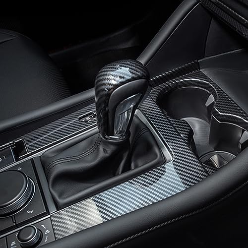 AOKIO Interior Center Console Gear Shift Knob Cover Gear Panel Cap Trim for Mazda 3 CX30 CX50 Accessories 2020 2021 2022 2023 2024 2025 (Not for CX5) - Image 5