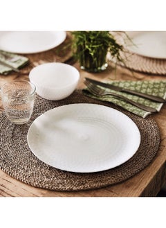Luminarc Pampille Dishwasher and Microwave Safe Tempered Glass Dessert Plate White 19 cm Q4658  - Image 3