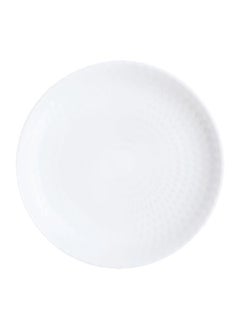 Luminarc Pampille Dishwasher and Microwave Safe Tempered Glass Dessert Plate White 19 cm Q4658  - Image 1