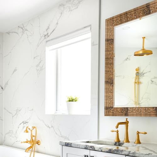 WAPANE 180" x 3.1" Peel Stick Foam Molding Trim Self Adhesive, Crown Molding Wallpaper Border Flexible, 3D Wall Edging Lines Foam Baseboard, Wall Base Moulding Trim for Home, Hotel DIY Decoration - Image 5