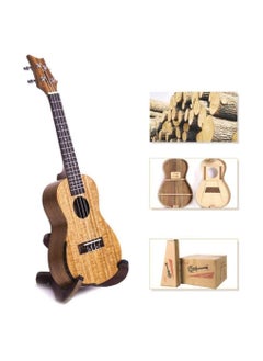 Megarya Combo Offer Ukulele 21 Inch Handmade High Quality Natural  Rose wood And Bag, Starp,Capo  - Image 3