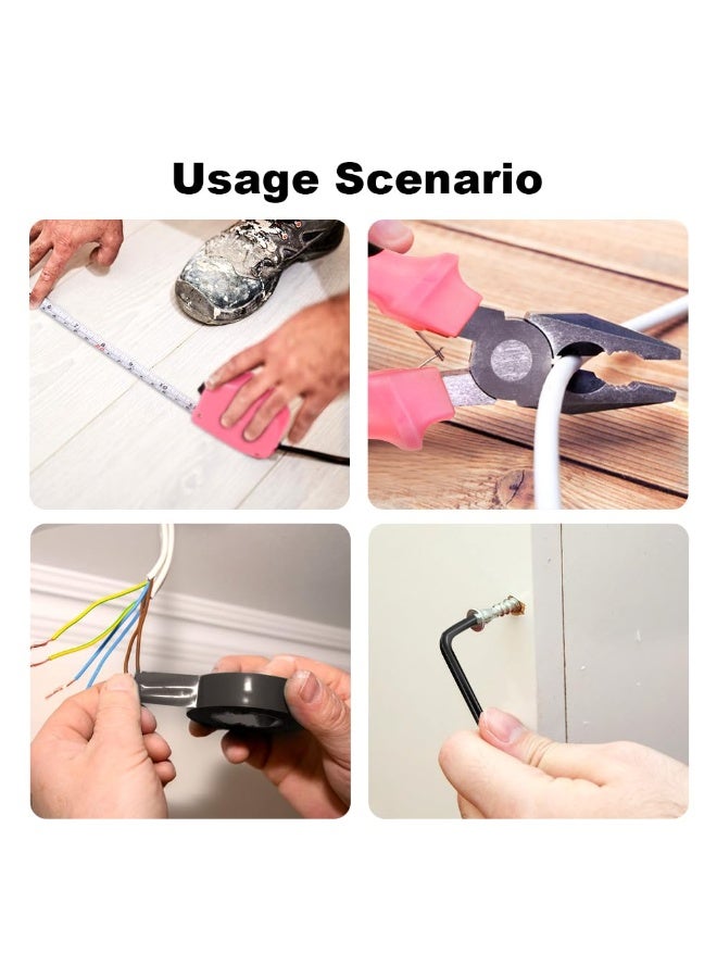 general 13 Piece Pink Tool Set, Mini Tool Box for Women. Home Tool Kit with Plastic Storage Toolbox for All Purpose Office, Garage, Apartment and College Dorm - Image 5