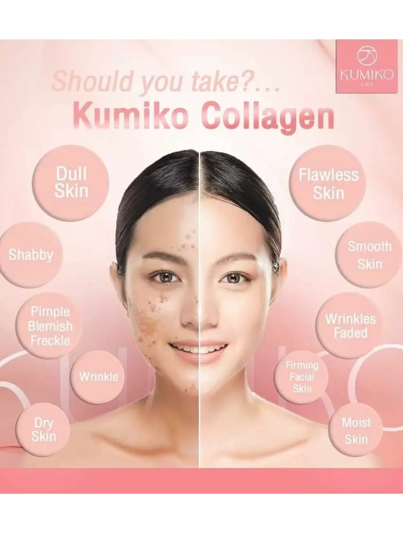 Kumiko Collagen Tripeptide Powder - 15 Sachets (150,000mg Total) | Marine-Sourced Hydrolyzed Collagen | Skin & Joint Support Supplement