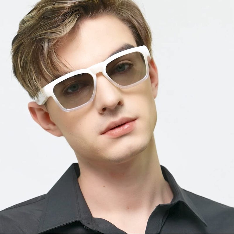 OhO sunshine OhO Smart Glasses,Polarized Sunglasses with Bluetooth Speaker,Athletic/Outdoor UV Protection and Voice Control,Unisex(Transitional Lens) - Image 5