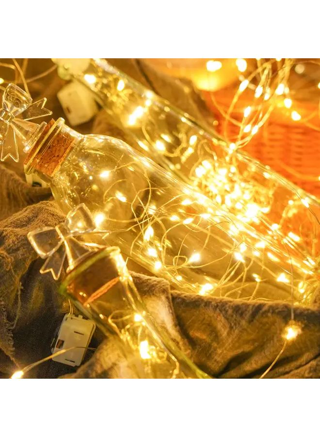 40 حزمة من أضواء خرافية LED ملونة داخلية بطول 78.74 بوصة، 3 أوضاع، أشكال صغيرة DIY من أسلاك النحاس، لتزيين الجرار الزجاجية وحفلات الزفاف والحفلات والمنزل والديكورات الخاصة بعيد الميلاد. - Image 4