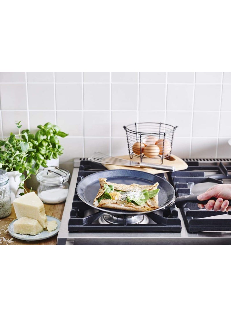 Greenpan GreenPan Essential Ceramic Non-Stick Open Dosa Pan (Grey, 28 cm)  - Image 4