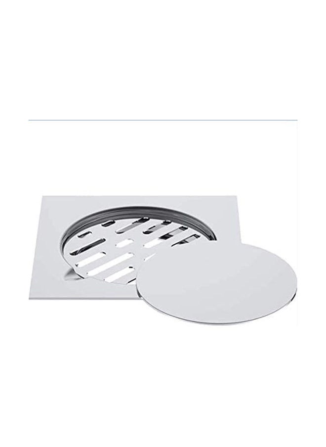 ABBASALI STAINLESS STEEL 150 mm x 150 mm BATHROOM SHOWER FLOOR DRAIN  - Image 1